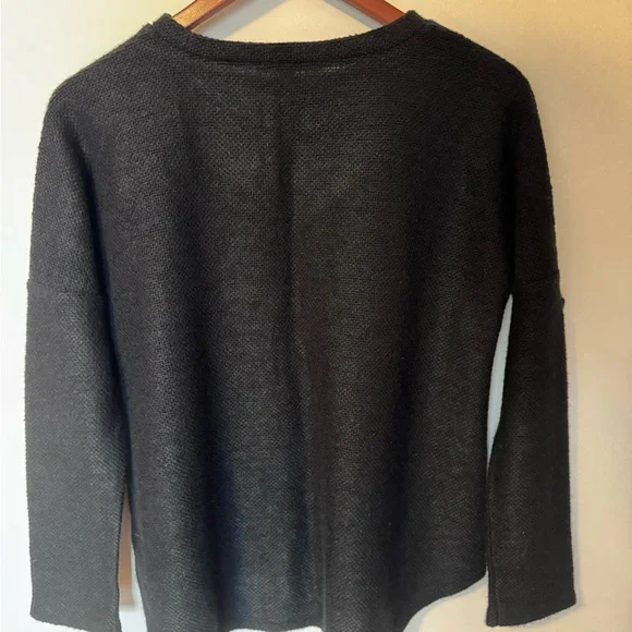 Jack by BB Dakota Black Buttoned Sweater - Picture 4 of 4